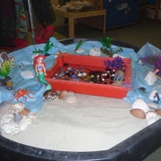 Small World play with sea creatures